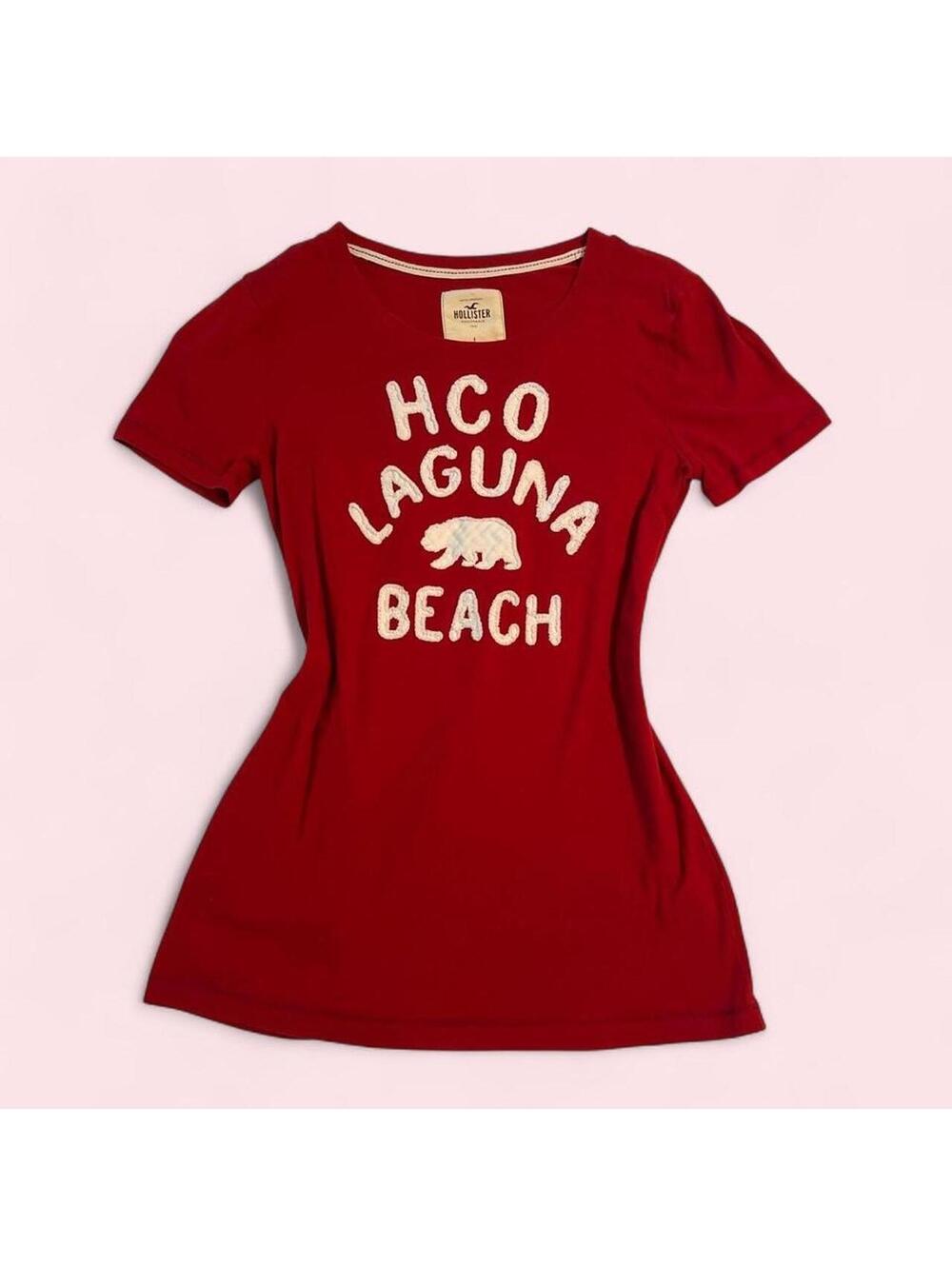 Hollister Co. Women's Red Tshirt